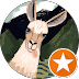 Illustrated llama with mountains background